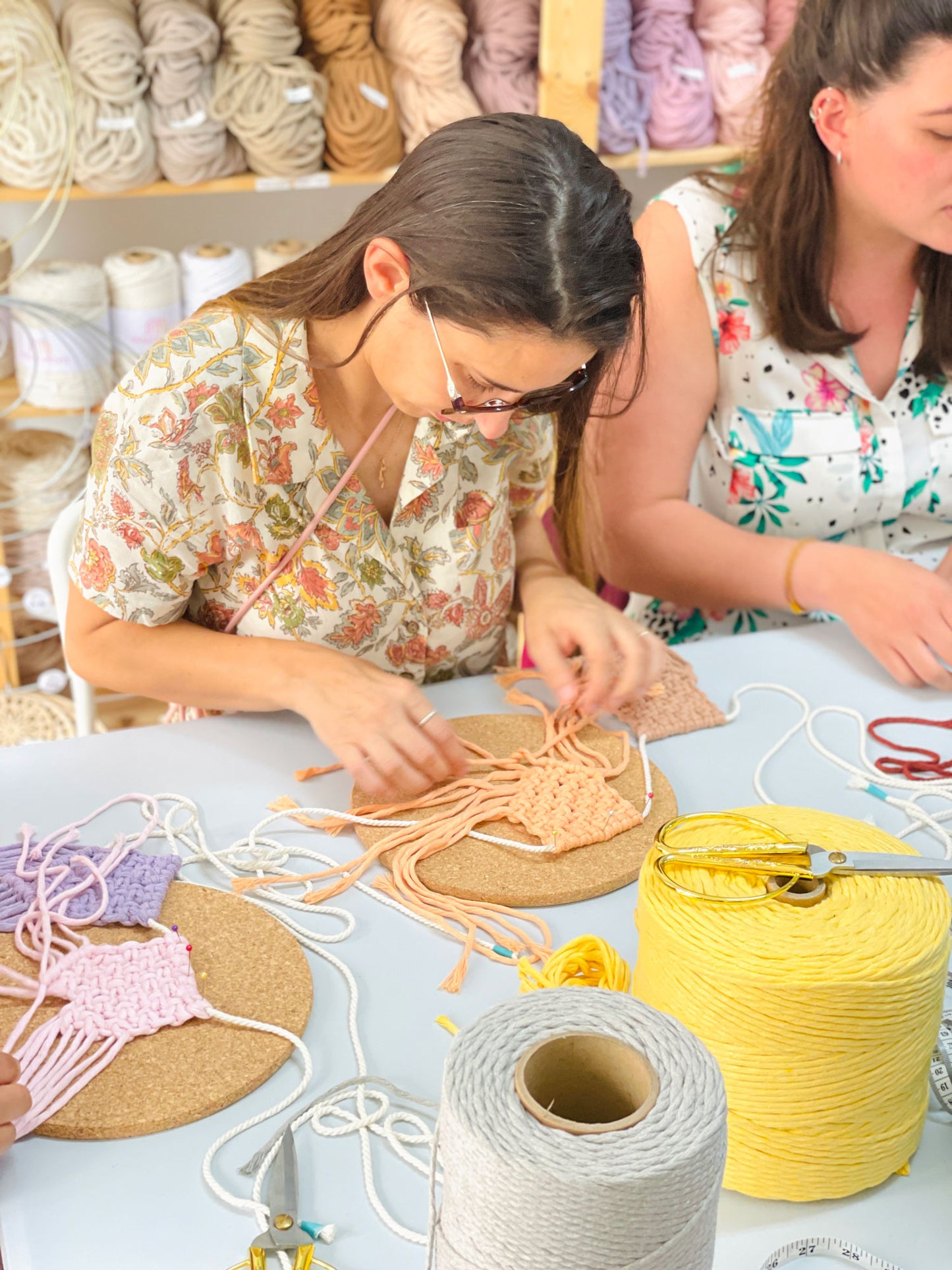 Oficina de macramé bunting:o macramé essencial