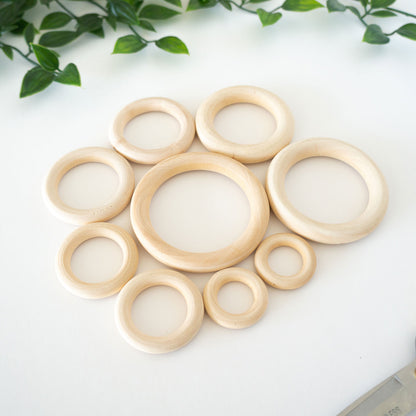 Anillas de madera (Pack de 3 unidades)