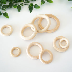 Houten ringen (3 stuks)