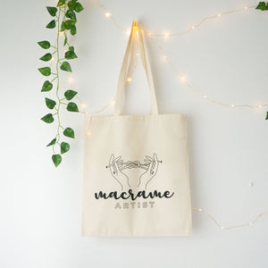 Shopping bag"Macramé Artist"