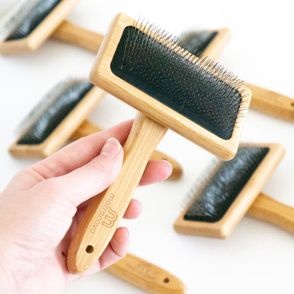 Brosse en macramé