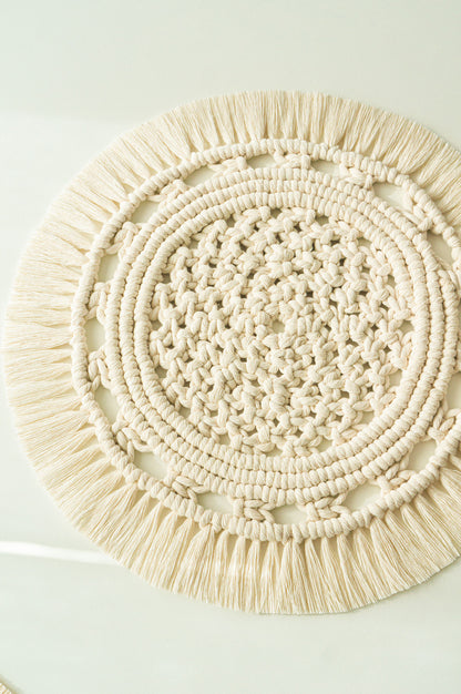 Kit macramé DIY - Nappes rondes