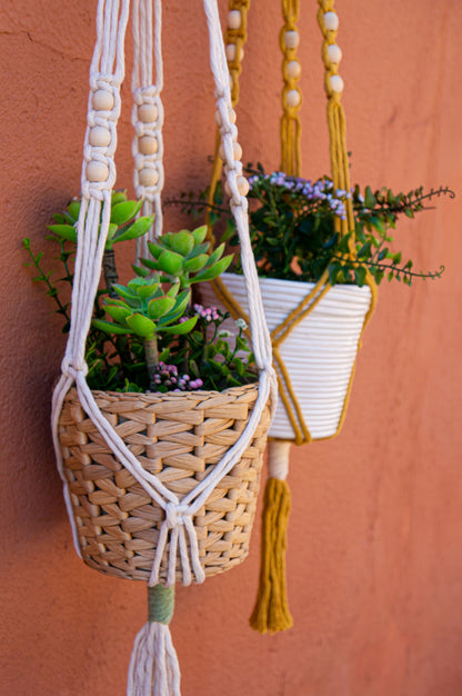 Kit macramé DIY - Pot de fleurs