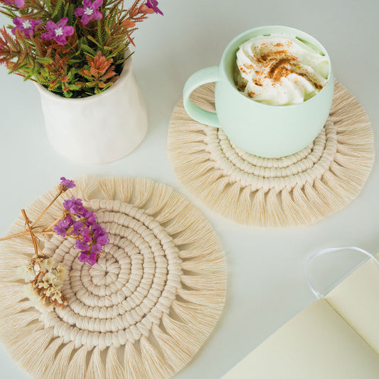 DIY macramé kit - COASTER