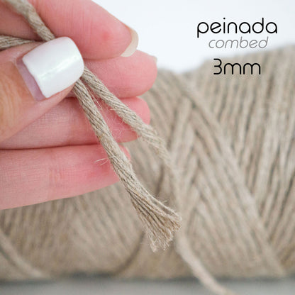 Corda di ordito in lino/3 mm/58 m