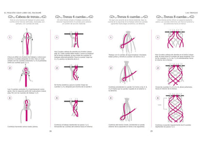 Livro"O pequeno grande livro de macramé"