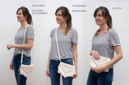 Kit macramé DIY - Bolso & Clutch