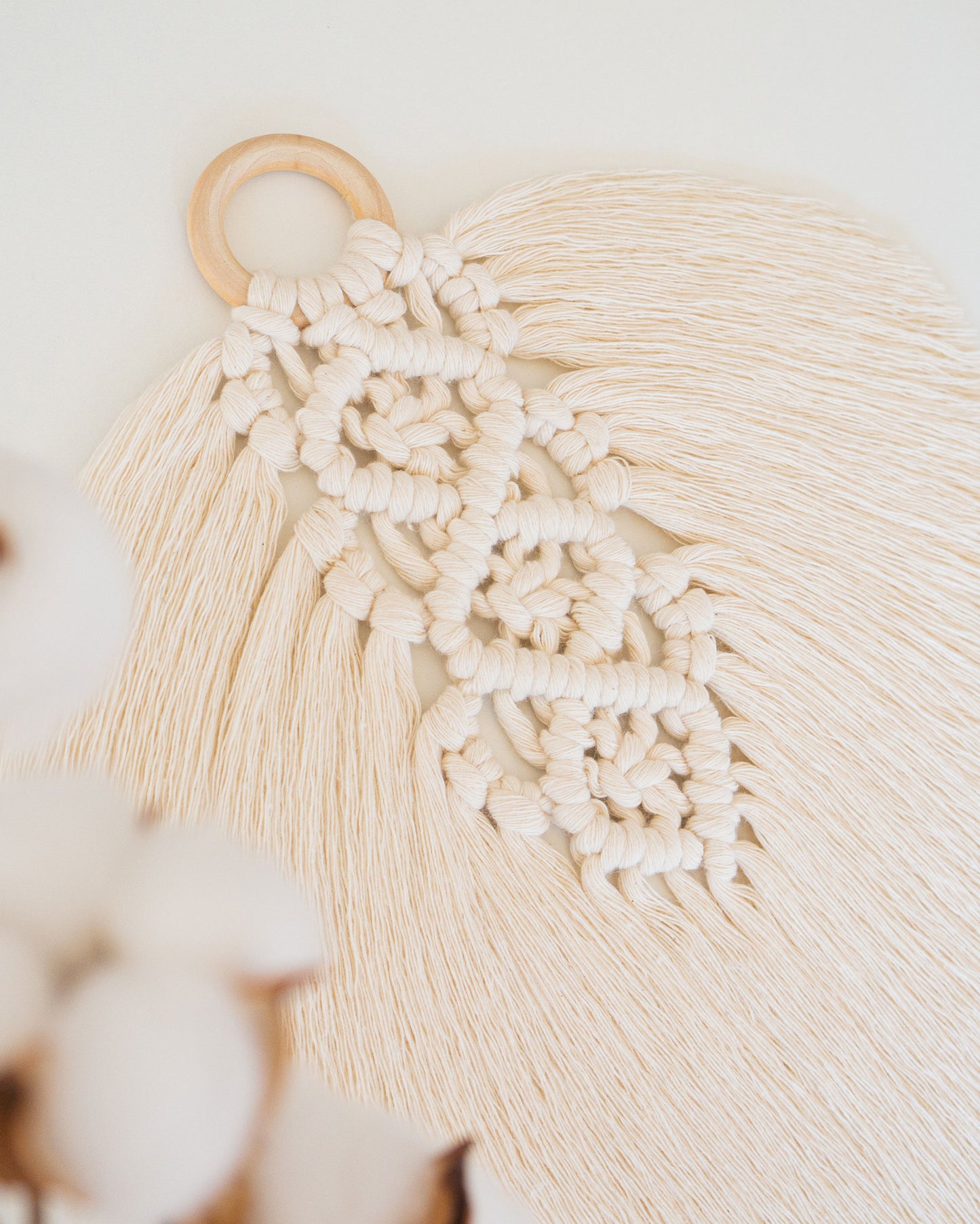 Atelier Feuilles et Plumes de Macramé:le secret des franges