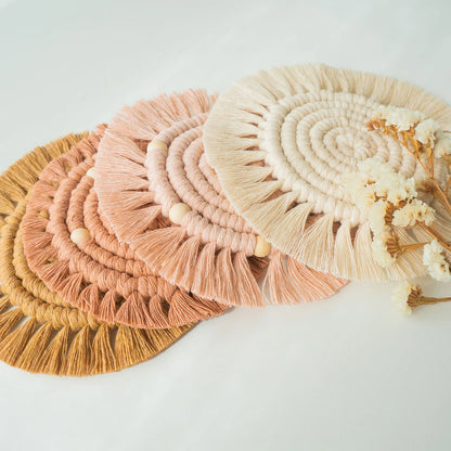 Macrame tutorial - COASTERS