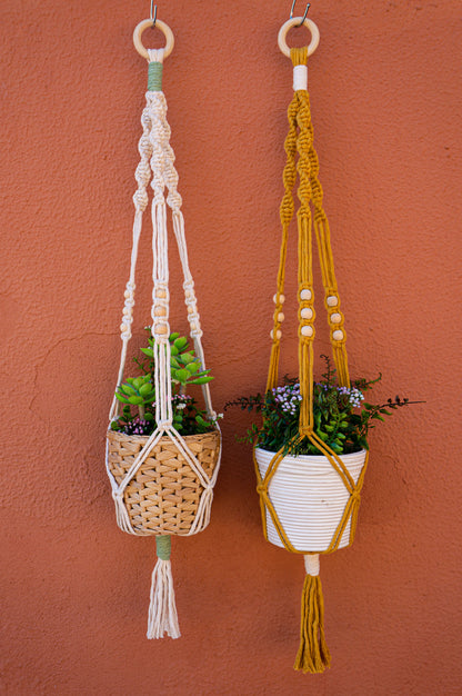 Kit macramé DIY - Pot de fleurs