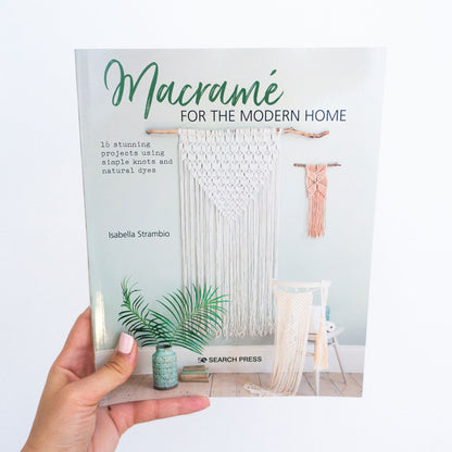 Livre"Macramé pour la maison moderne"(par Isabella Strambio)