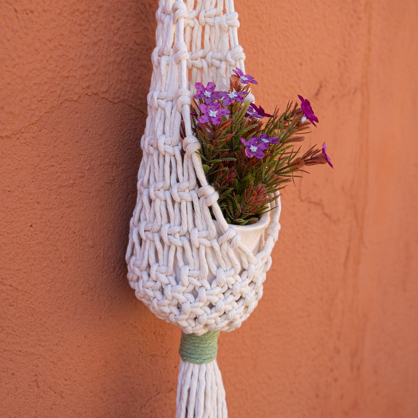 diy macrame plant hanger with yarn How to make a Nest Macrame Planter