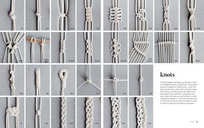 Libro"Macrame:Il mestiere di annodare in modo creativo per la tua casa"(di Createaholic)