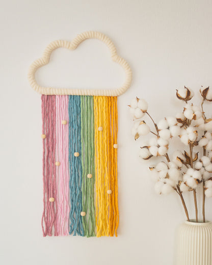 DIY Kit - Regenboog Wolk "Gelukkige Wolk"