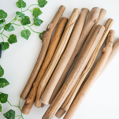 Rustic driftwood stick