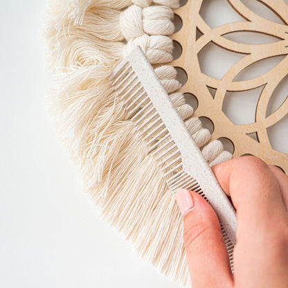 100% Biodegradable Macrame Comb