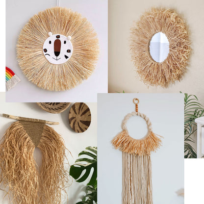 Natural raffia