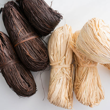 Natural raffia