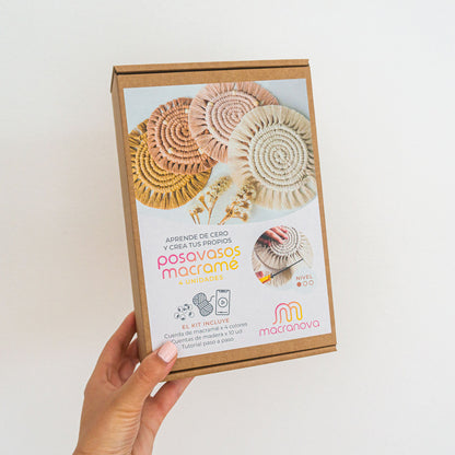 Kit macramé DIY - Sous-verres Deluxe