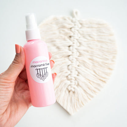 Spray fixador e endurecedor “macramé fixer”