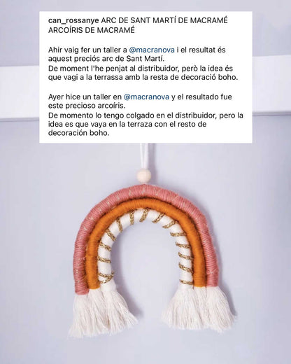 Workshop Macramé Rainbow:a explosão de cores