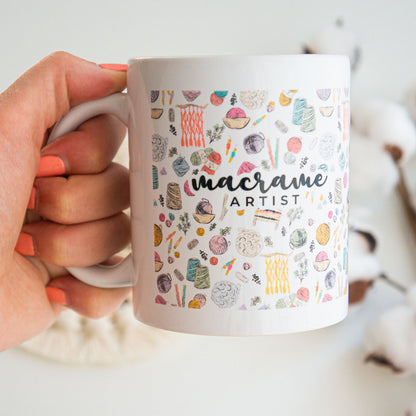 Caneca"Artista Macramé"